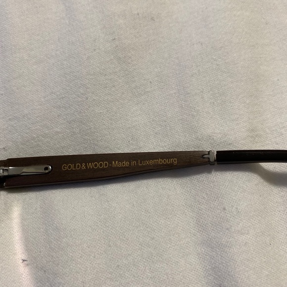 COPY - Gold & Wood Sirrah Eyeglasses - Picture 4 of 8